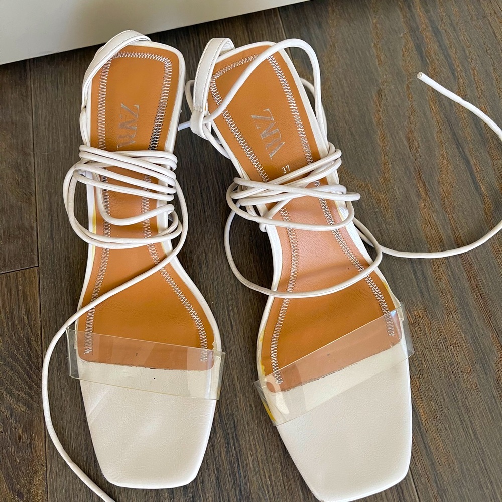Lace up sandals